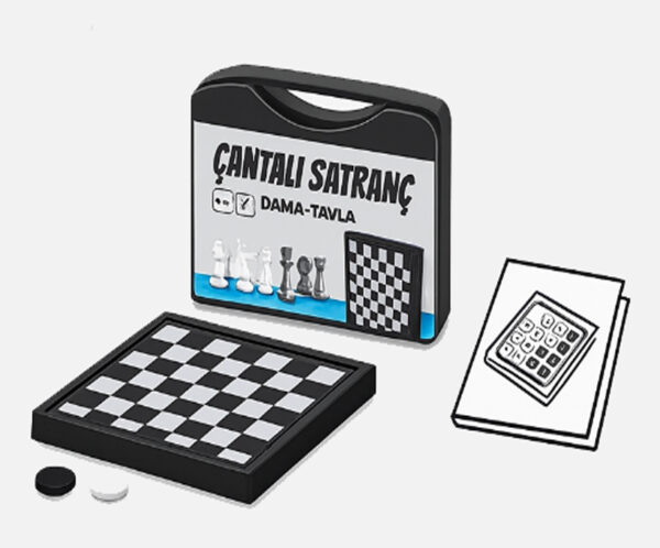 Çantalı Satranç – Dama – Tavla