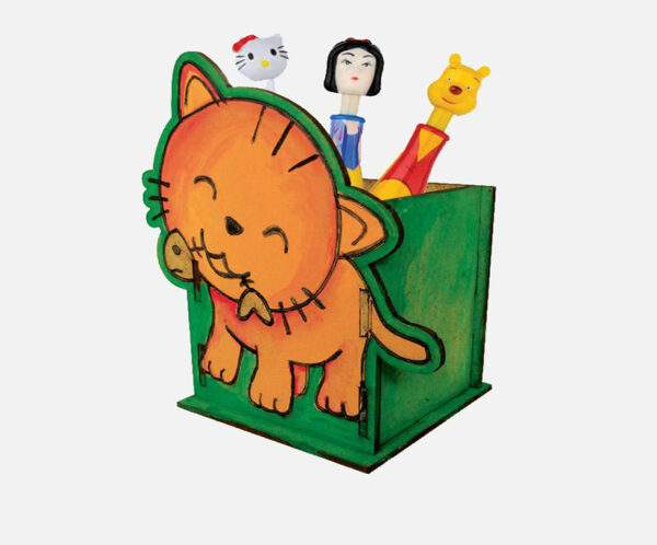 Ahşap Kalemlik ve Kumbara Boyama