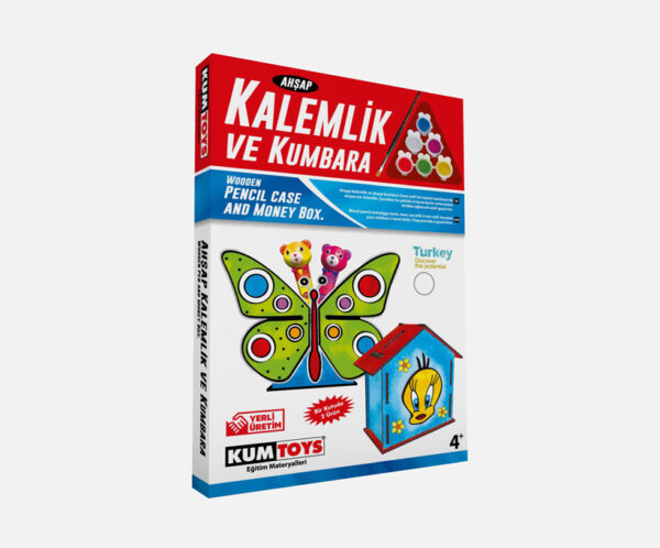 ahşap kalemlik boyama seti