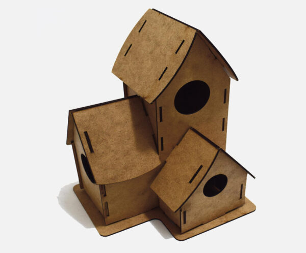 Ahşap Kuş Evi Boyama