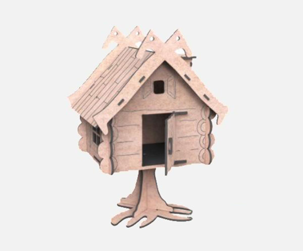 Ahşap Kuş Evi Boyama