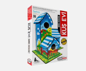 Ahşap Kuş Evi Boyama